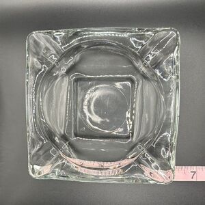 Elegant Clear Glass Ashtray